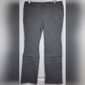 REI Womens Northway Gray Hiking Outdoors Convertible Hiking Pants Size 12 - EUC